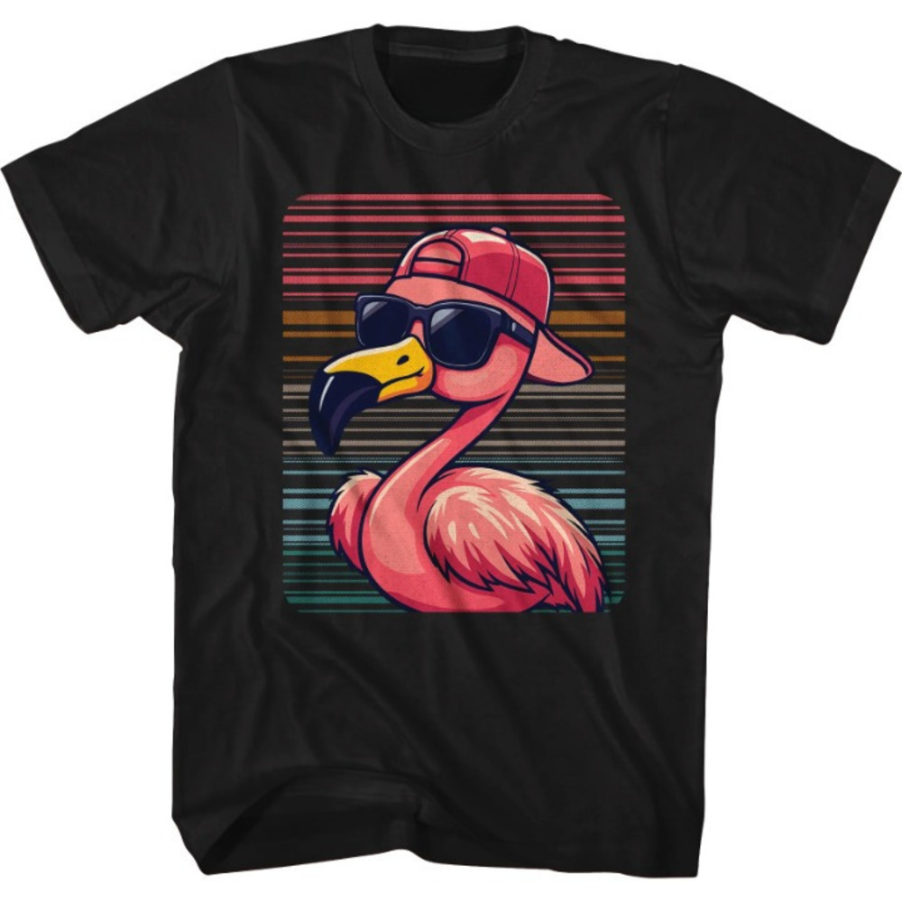 Cool Flamingo Funny Animal Graphic Cute Unisex T-Shirt